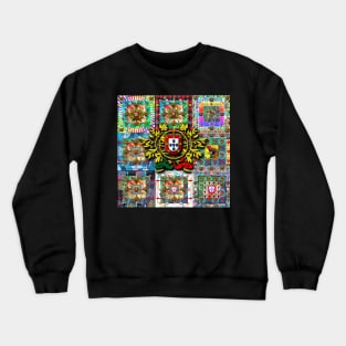 Portuguese Folk Art Designs Crewneck Sweatshirt